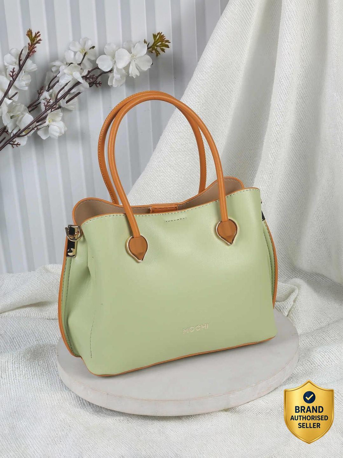 Image of MOCHI Women Green Satchel