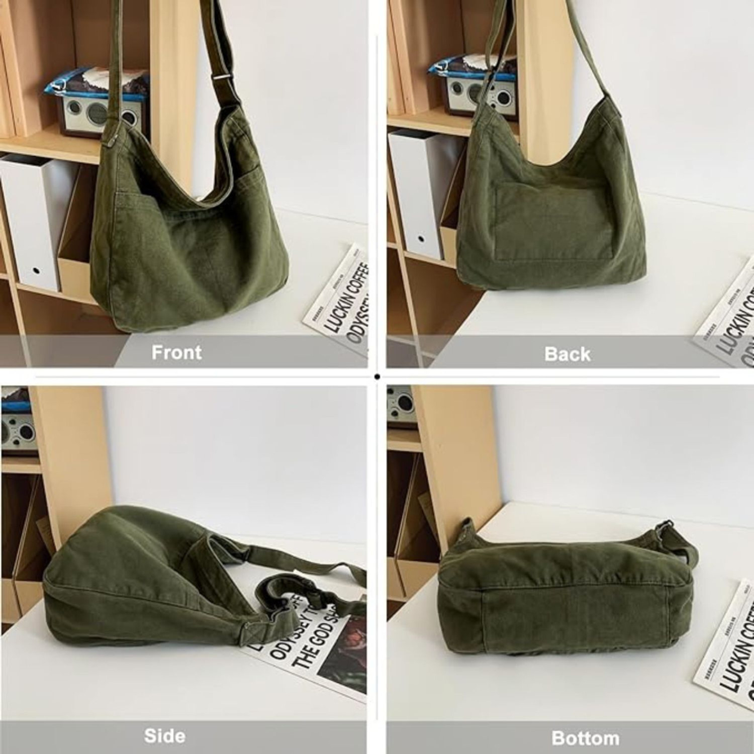 Image of FUOCO Men & Women Black Handbag