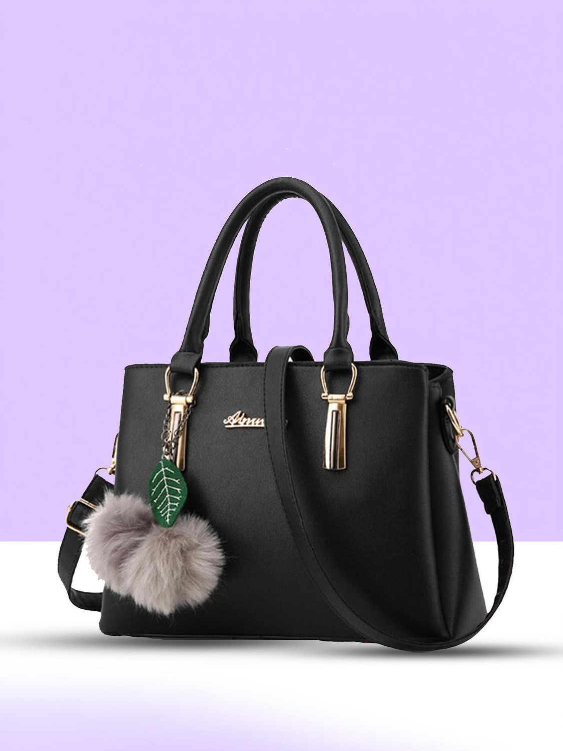 Image of khatushyam collection Women Black Shoulder Bag