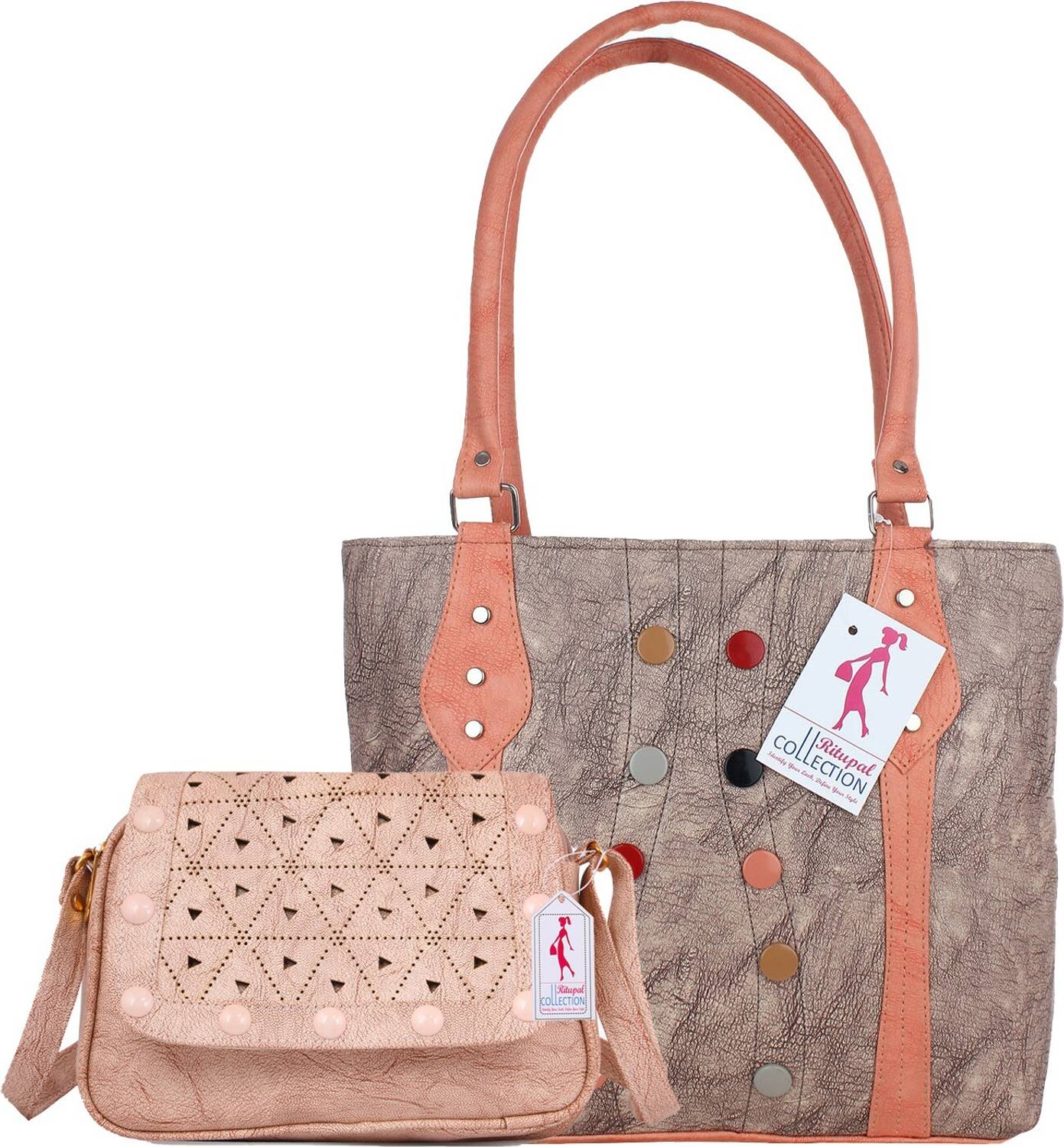 Ritupal COLLECTION Women Grey Tote