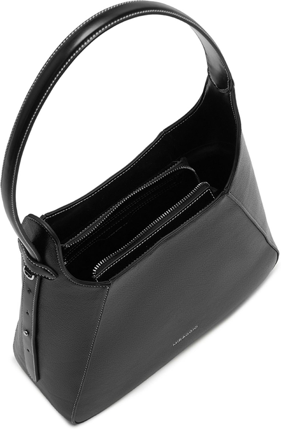 Image of Miraggio Women Black Hobo