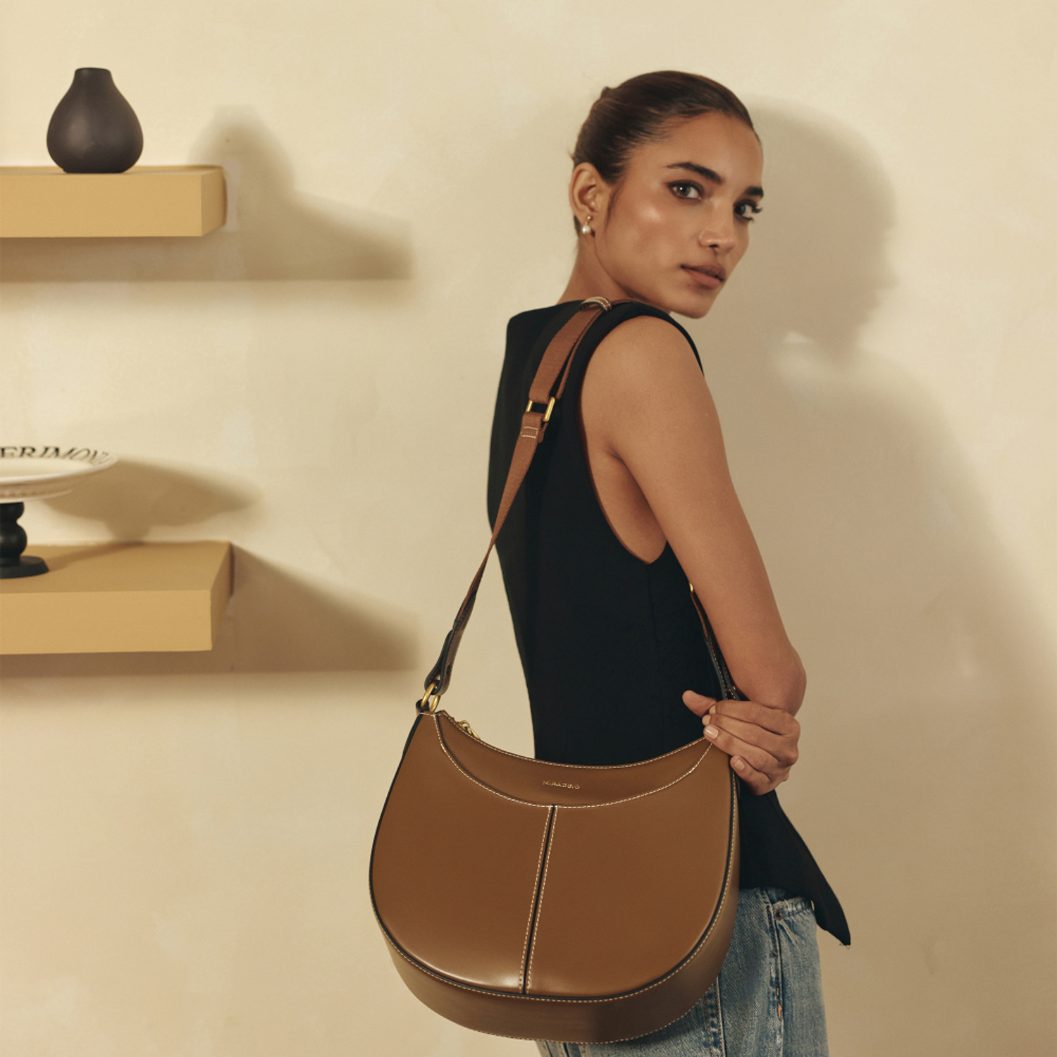 Image of Miraggio Women Brown Hobo