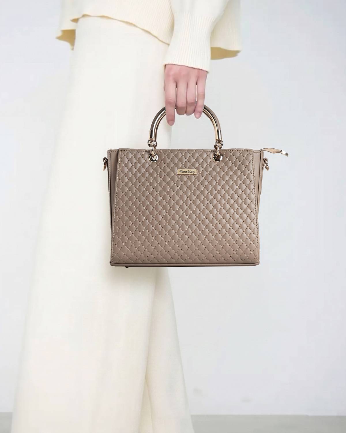 Women Marks Women Khaki Green Handbag - Image 3