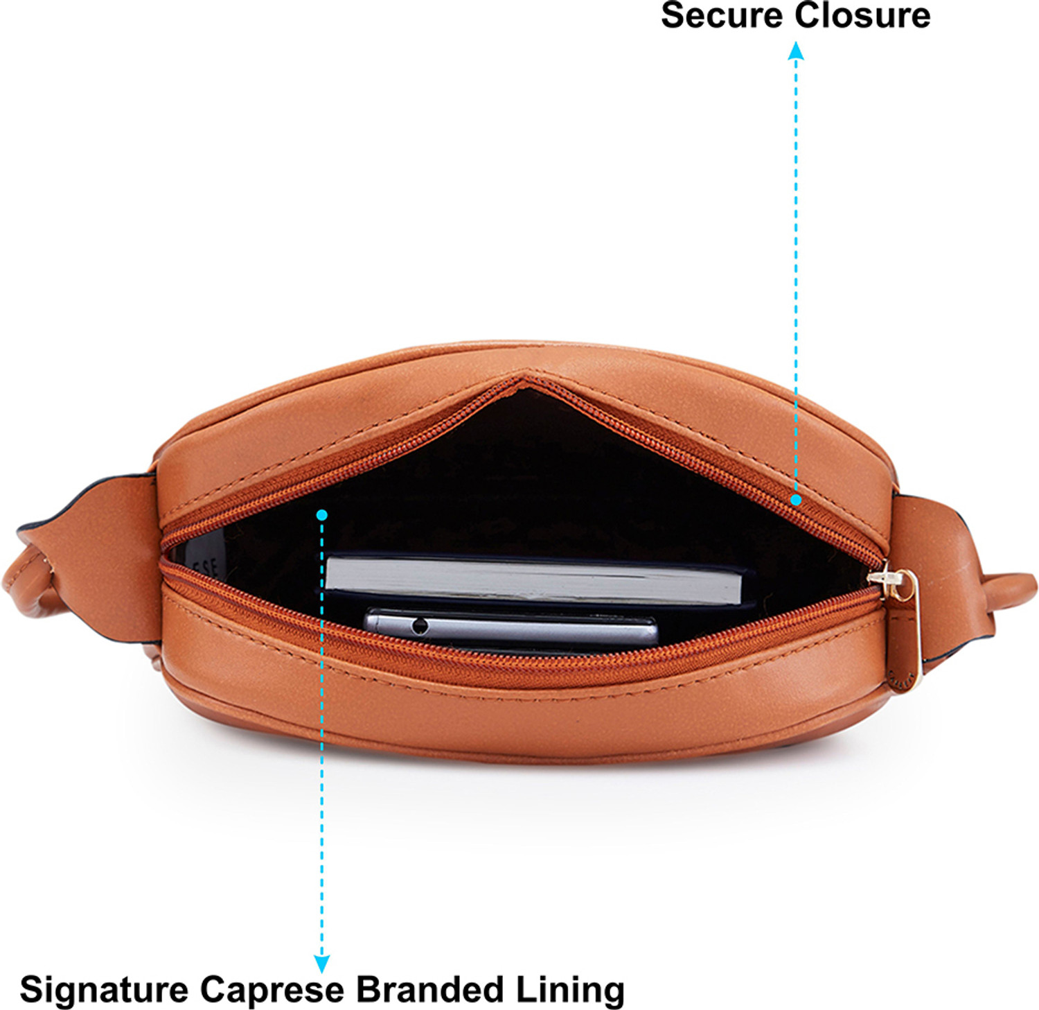 Image of Caprese Women Tan Sling Bag