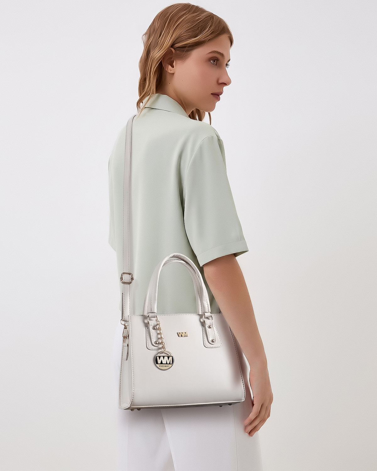 Image of Women Marks Women White Handbag