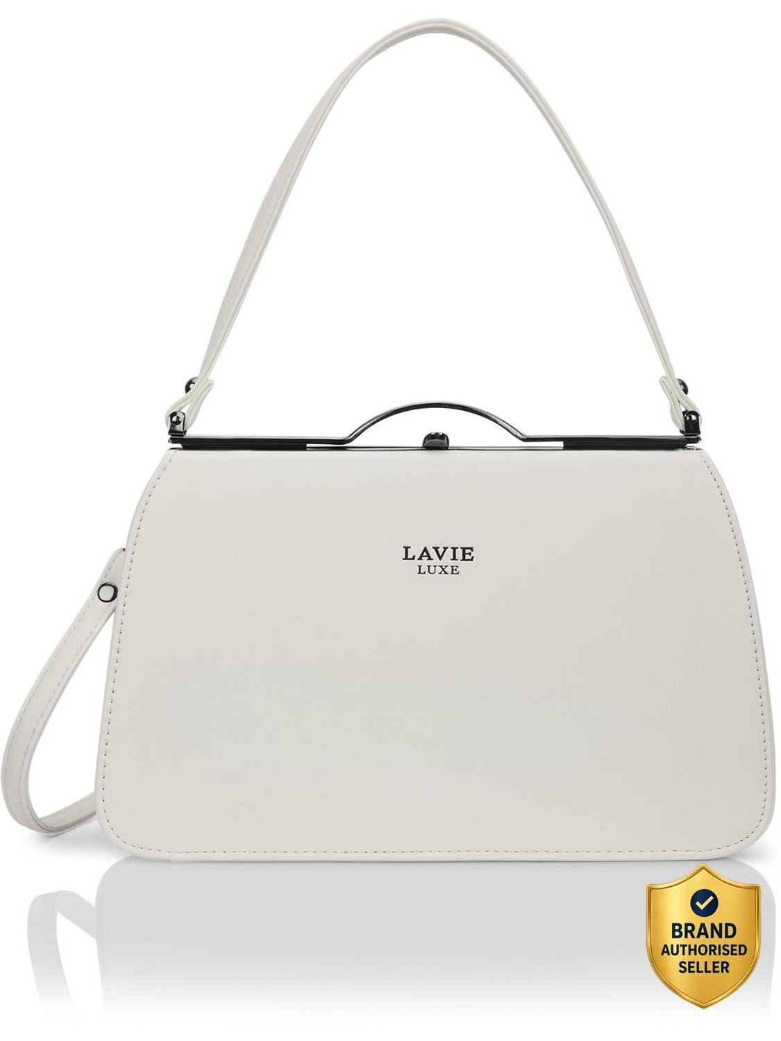 Image of Lavie Luxe Women White Satchel