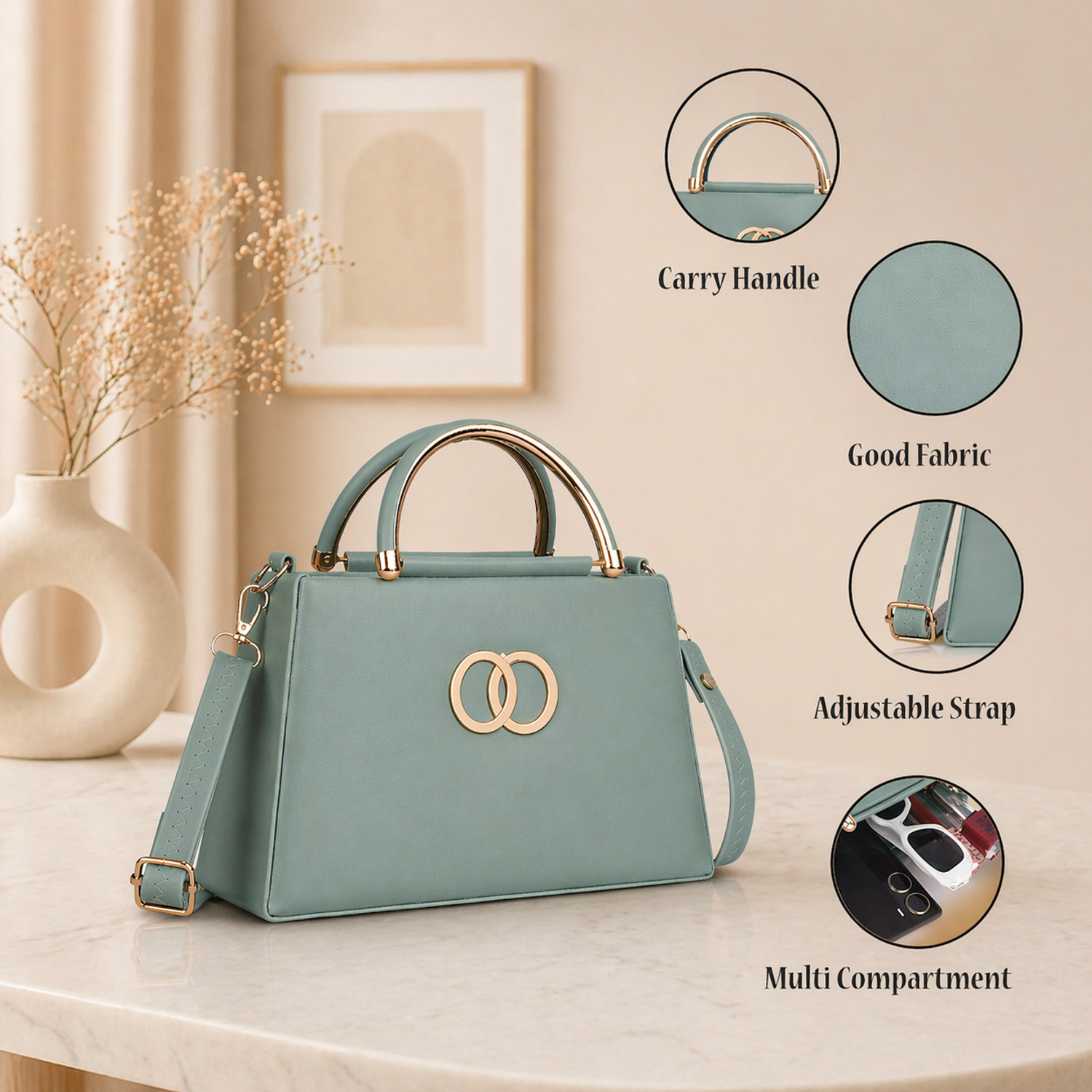 Image of NKcollection handbags for girls Waterproof Multipurpose Bag