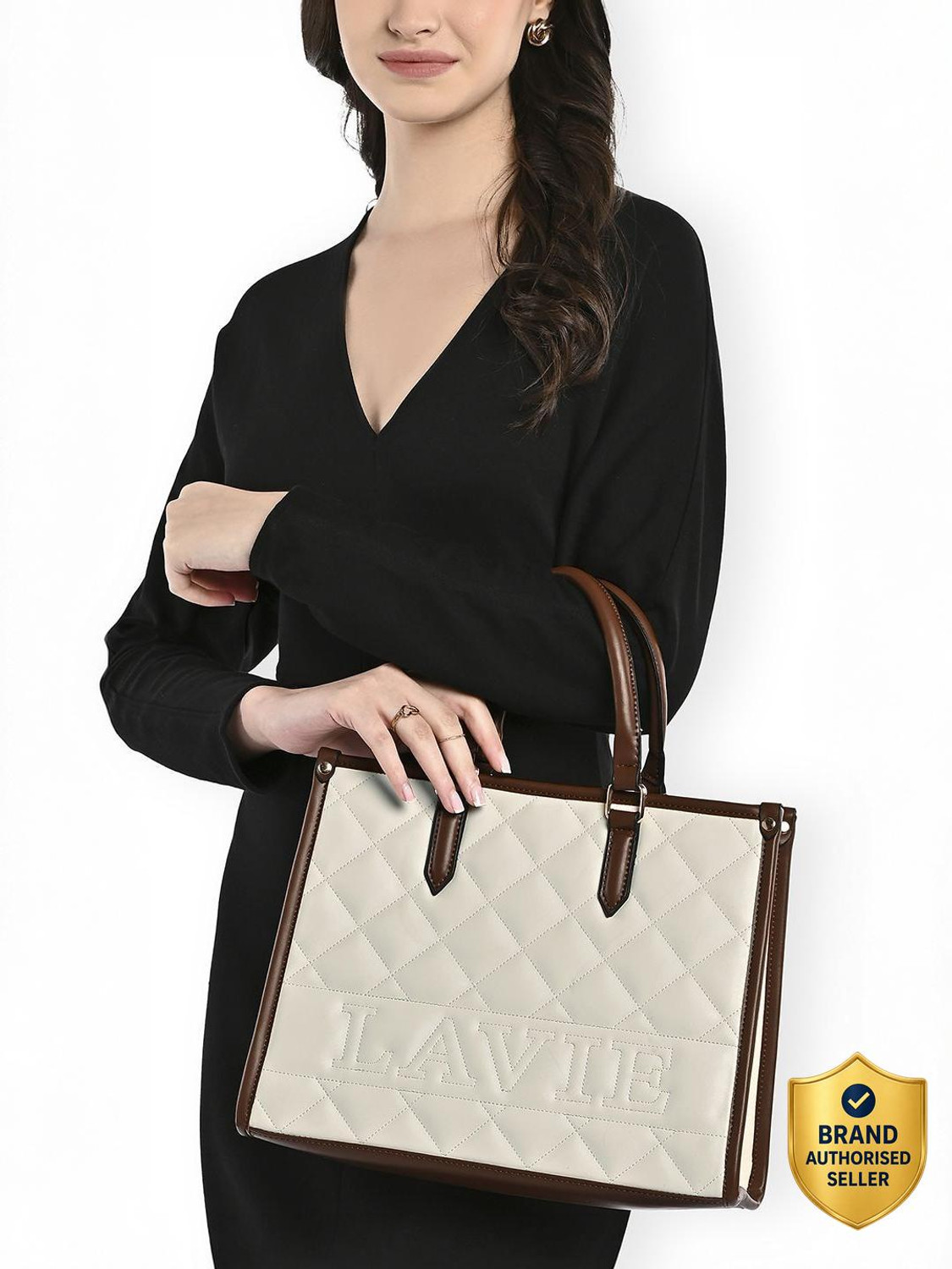 Image of LAVIE Women White Satchel