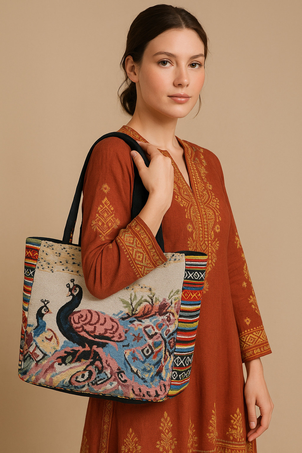 Image of Cult Factory Women Multicolor Shoulder Bag