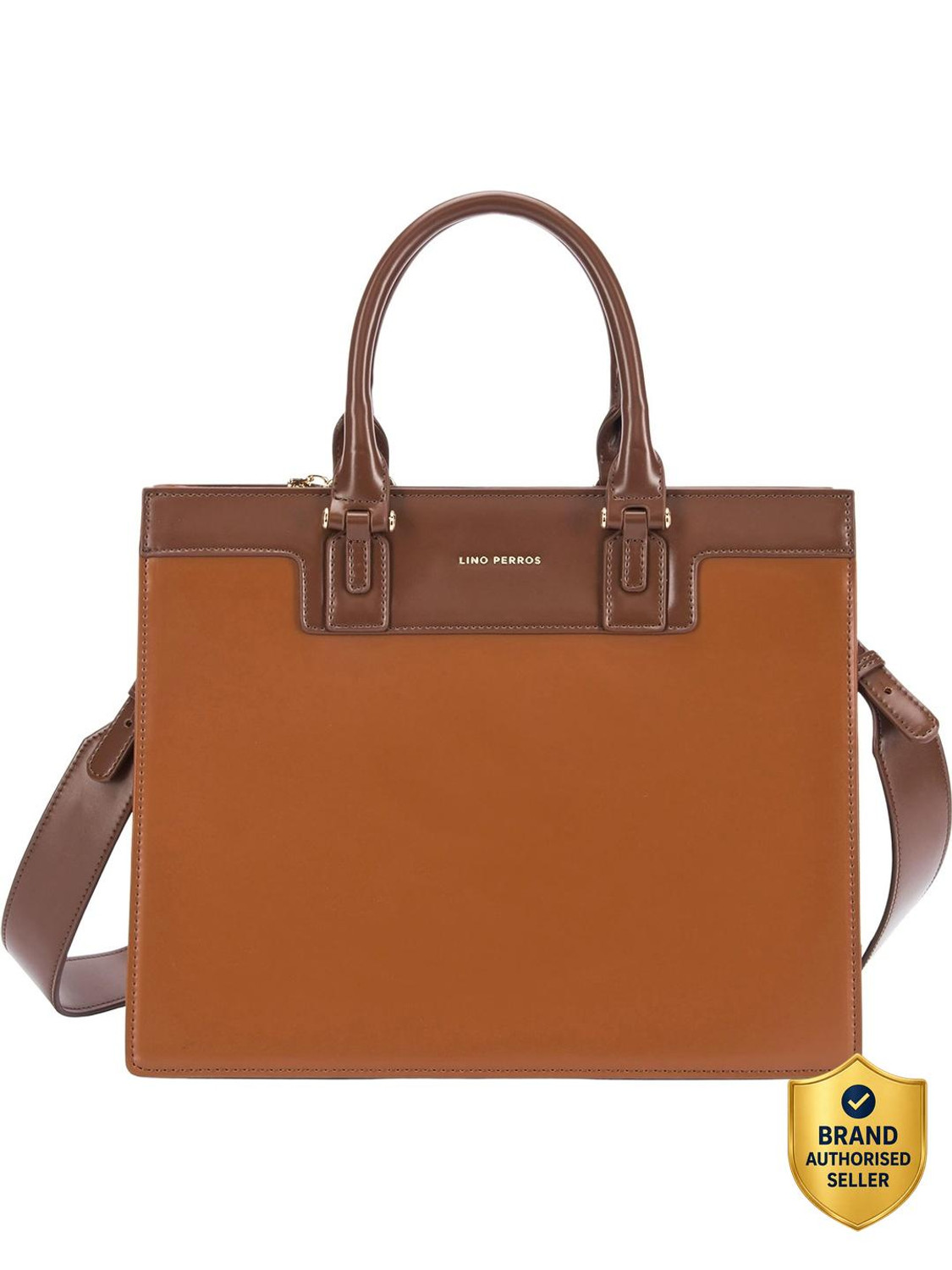 LINO PERROS Women Tan Satchel