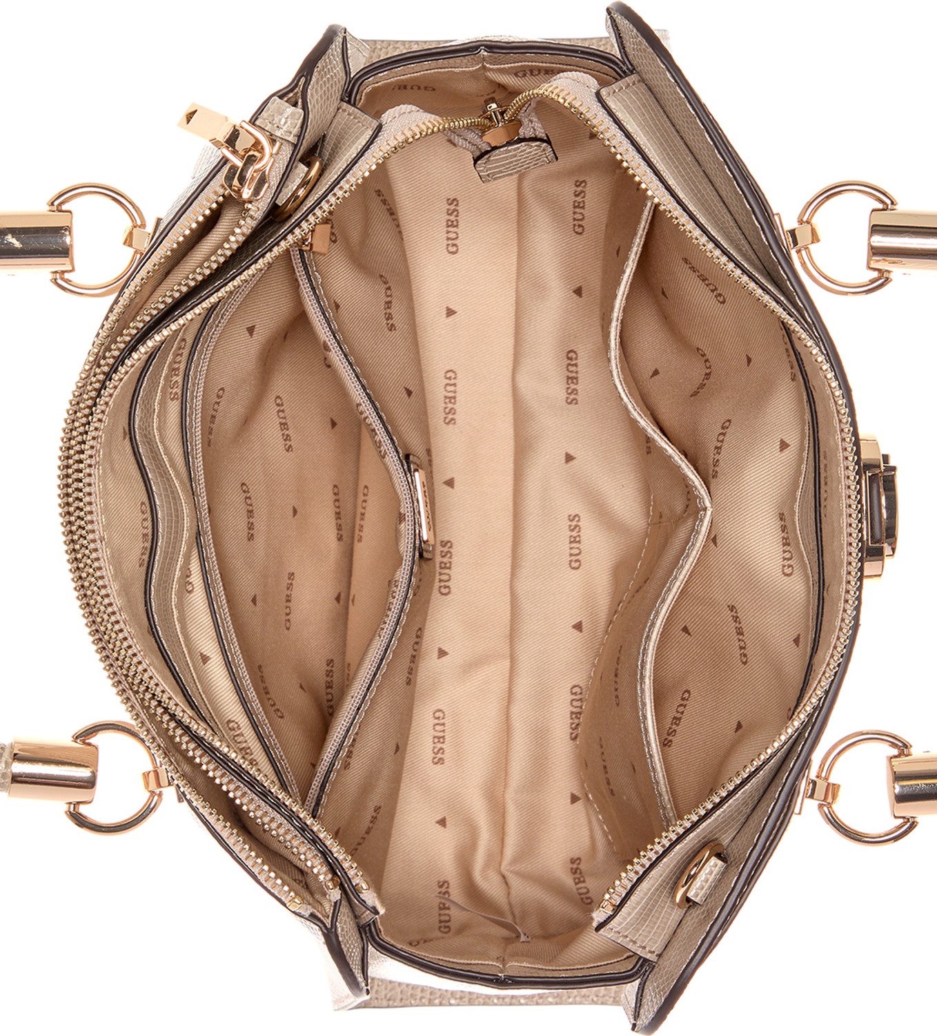 Image of GUESS Women Grey Satchel