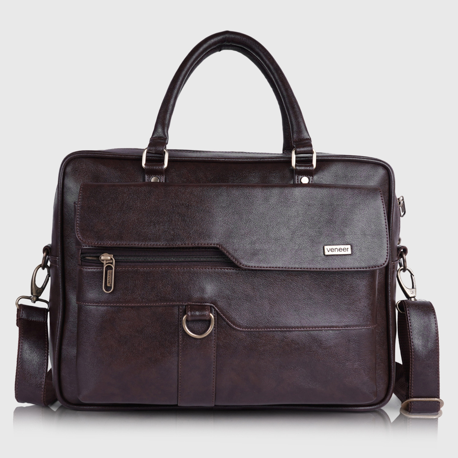 Image of Veneer Men Brown Messenger Bag