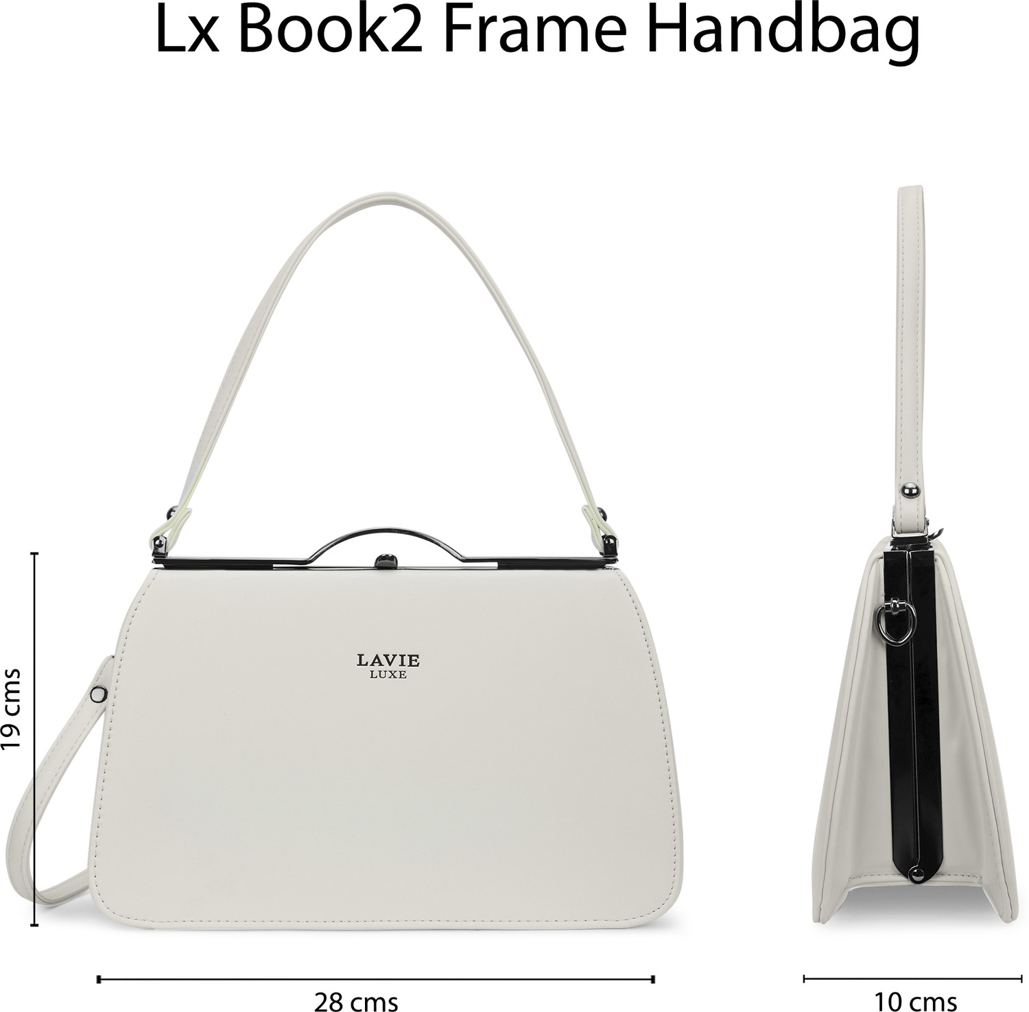 Image of Lavie Luxe Women White Satchel