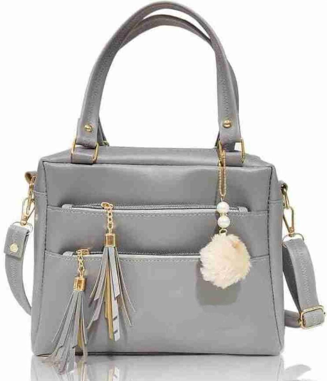 Image of Zenvyra Women Grey Sling Bag