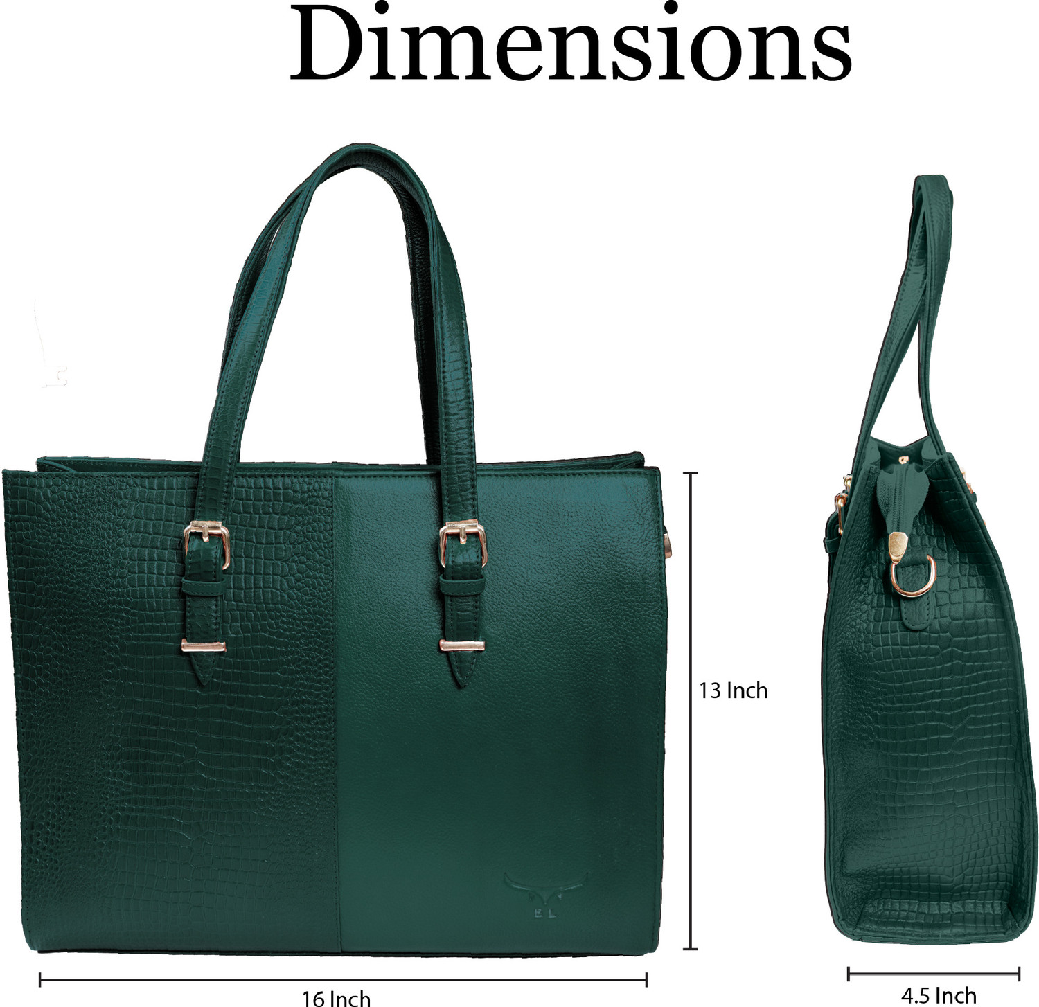 Image of E L Women Green Tote