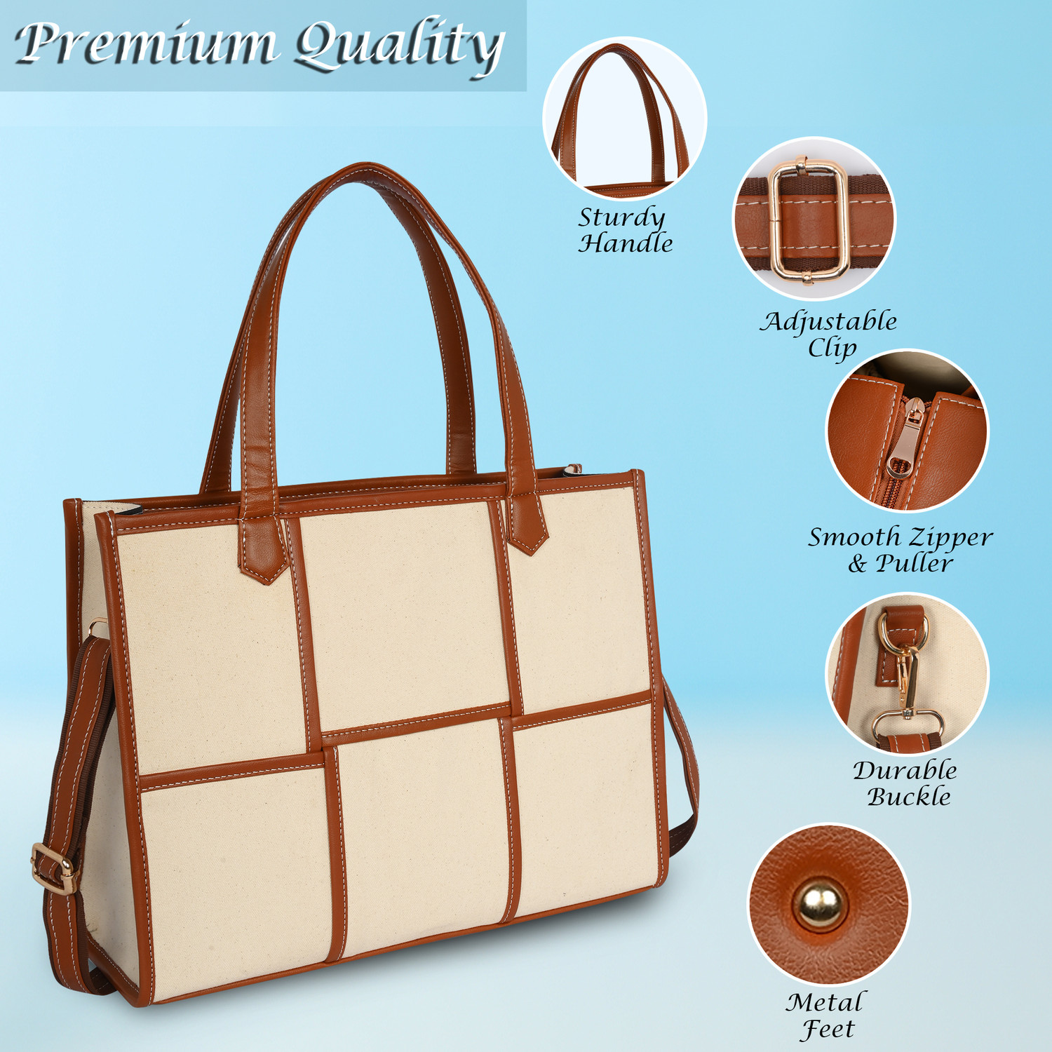 Image of Womanix Women Beige, Tan Hand-held Bag
