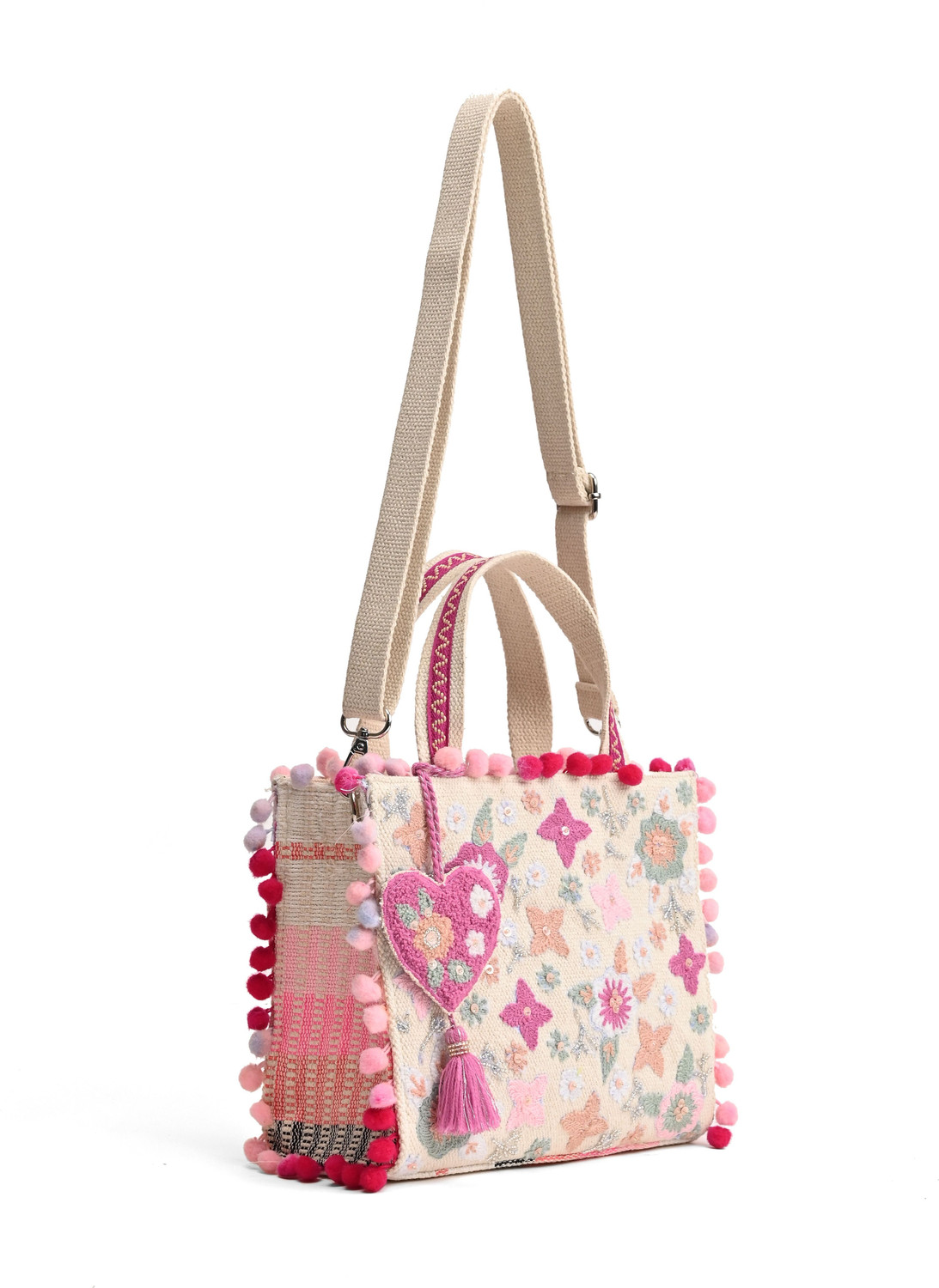 Image of Boho Girl Women Multicolor, Pink Messenger Bag