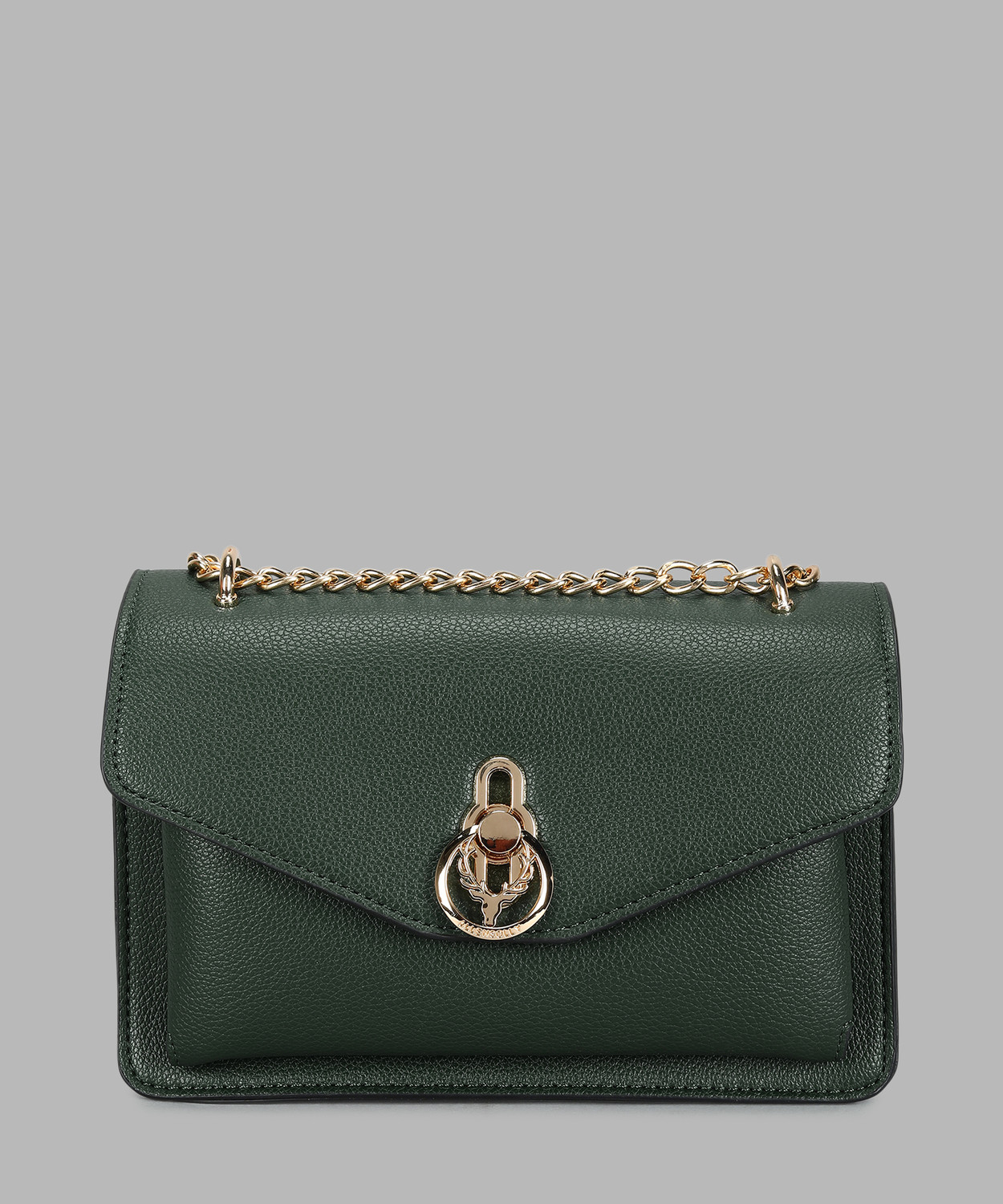 Image of Allen Solly Women Green Satchel