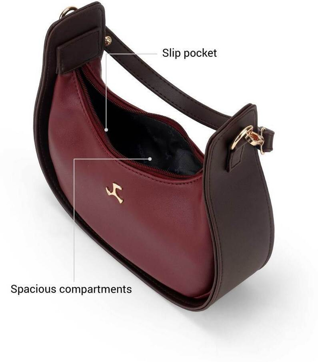 Image of MOCHI Women Maroon Sling Bag