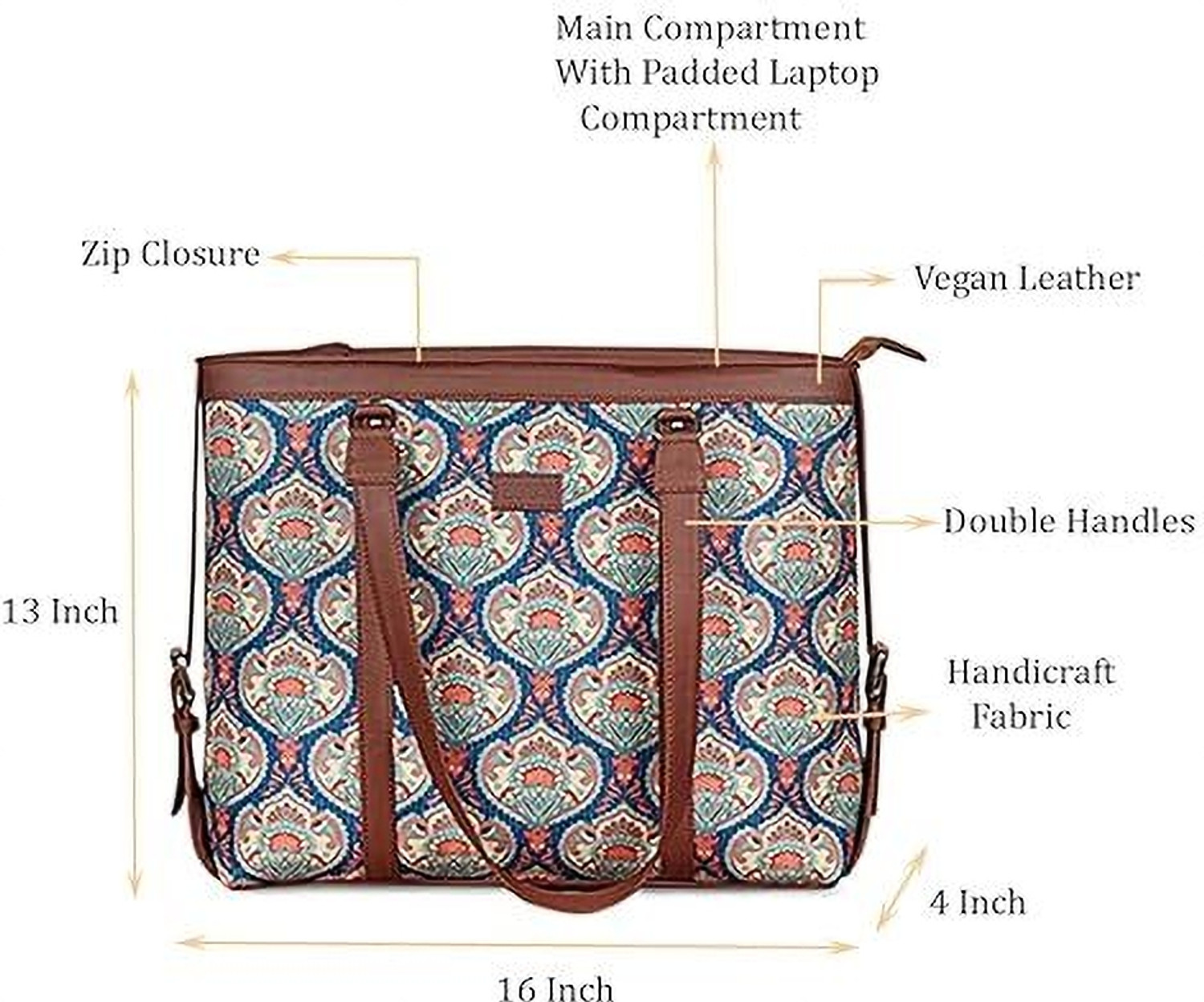 Image of ZOUK Women Multicolor Shoulder Bag