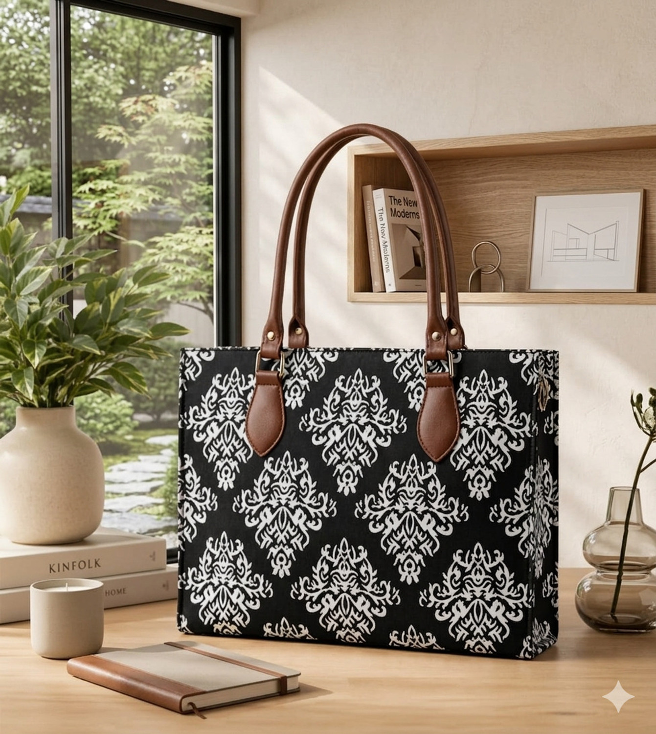 Image of LUXENTRA Women Black Tote