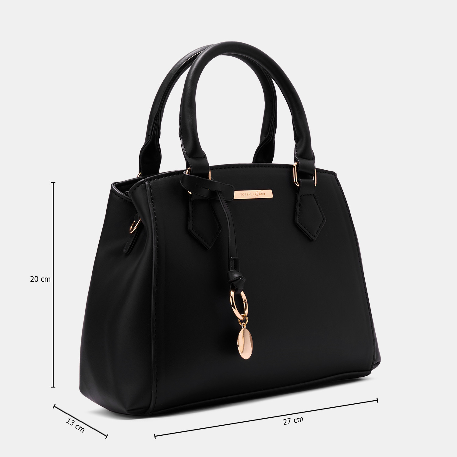 Image of Forever Glam By Pantaloons Women Black Messenger Bag