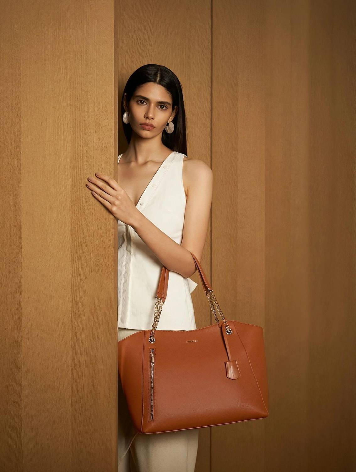 Miraggio Women Brown Tote
