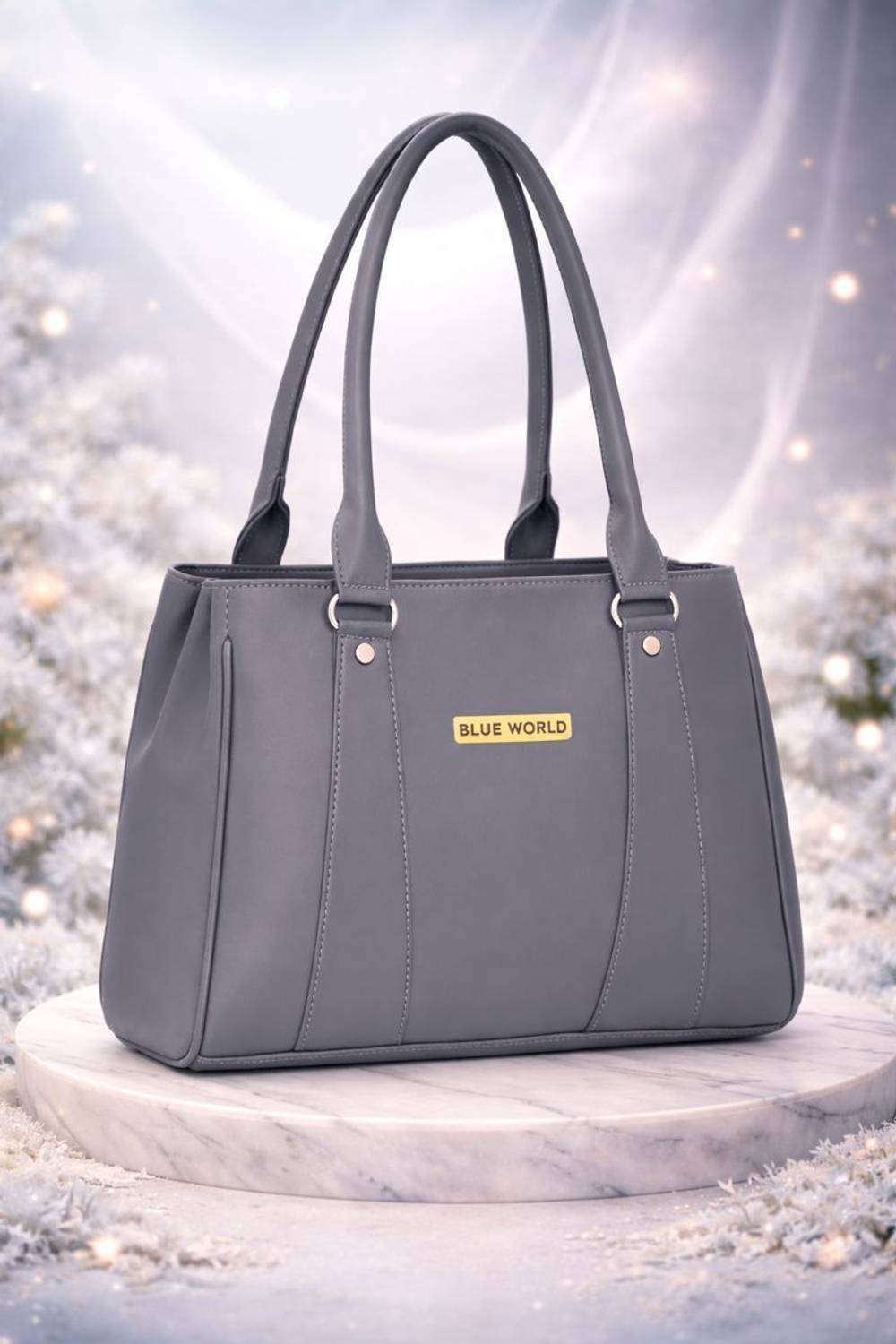 BLUE WORLD Women Grey Handbag