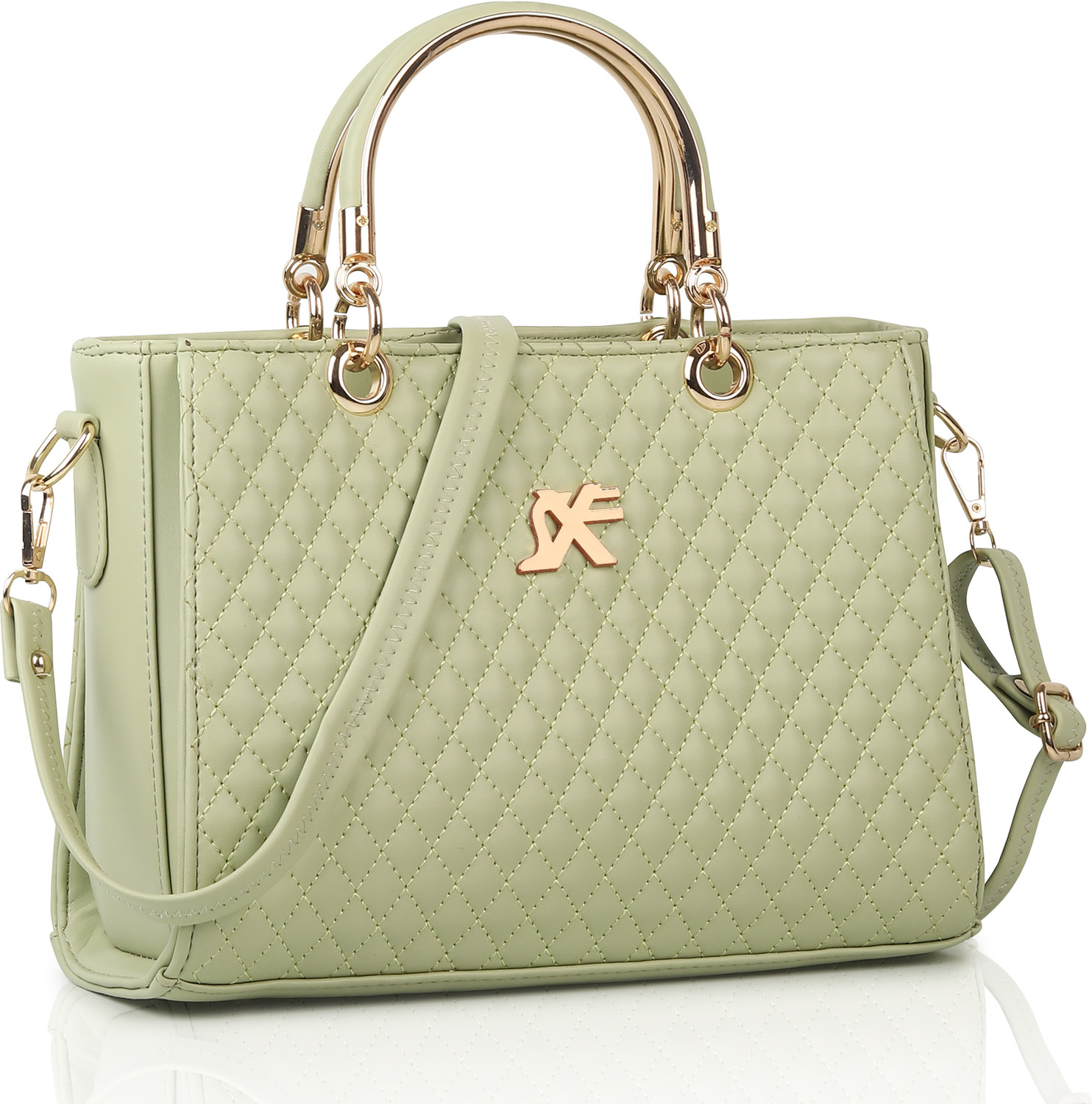 SXF SPEED X FASHION Women Green Handbag
