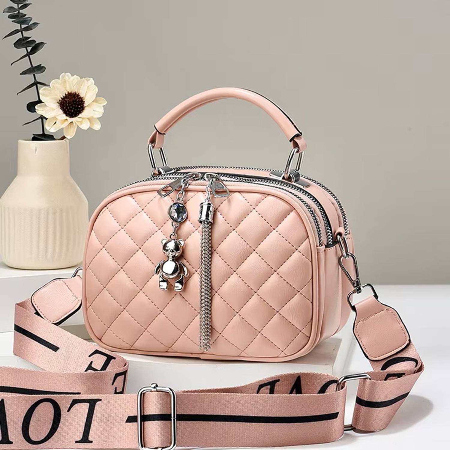 BATCAT Women Pink Satchel