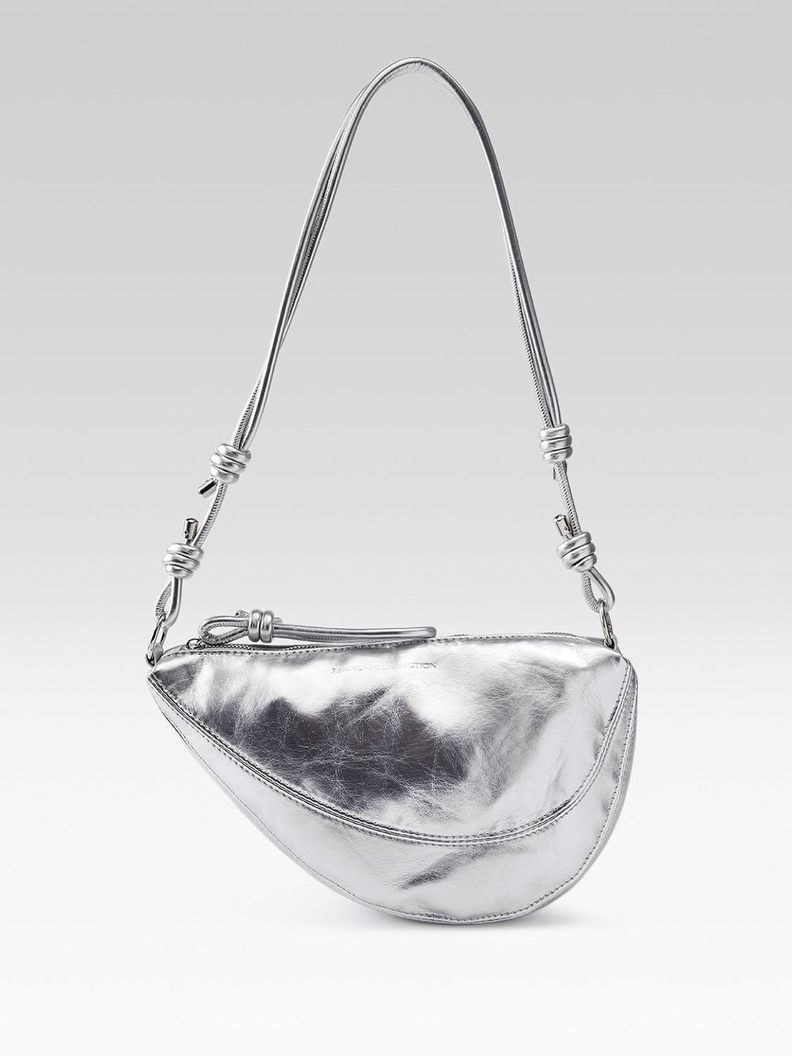 Image of French Connection Women Silver Shoulder Bag