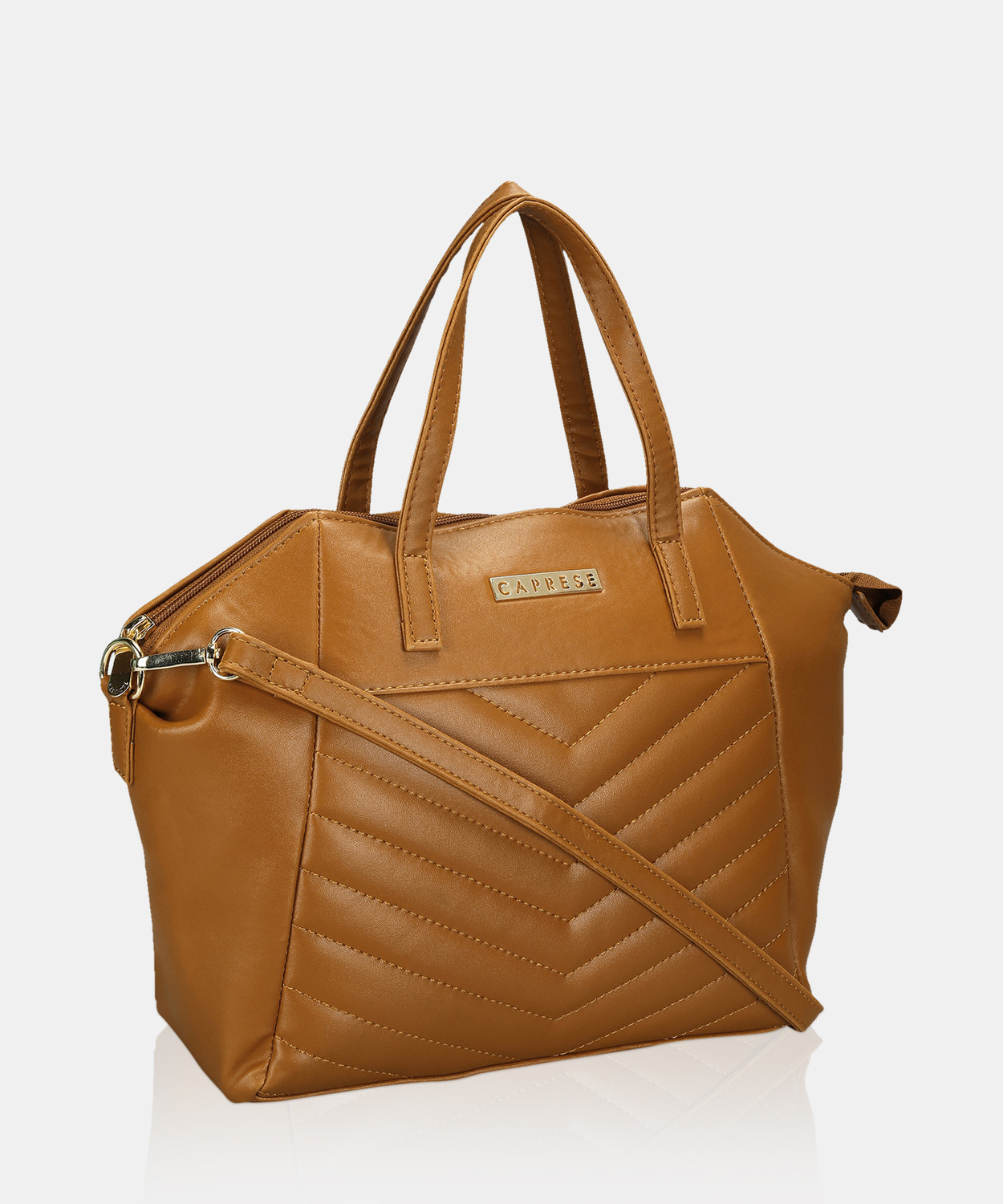 Image of Caprese Women Tan Satchel