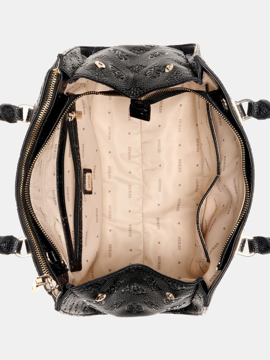 Image of GUESS Women Black Satchel