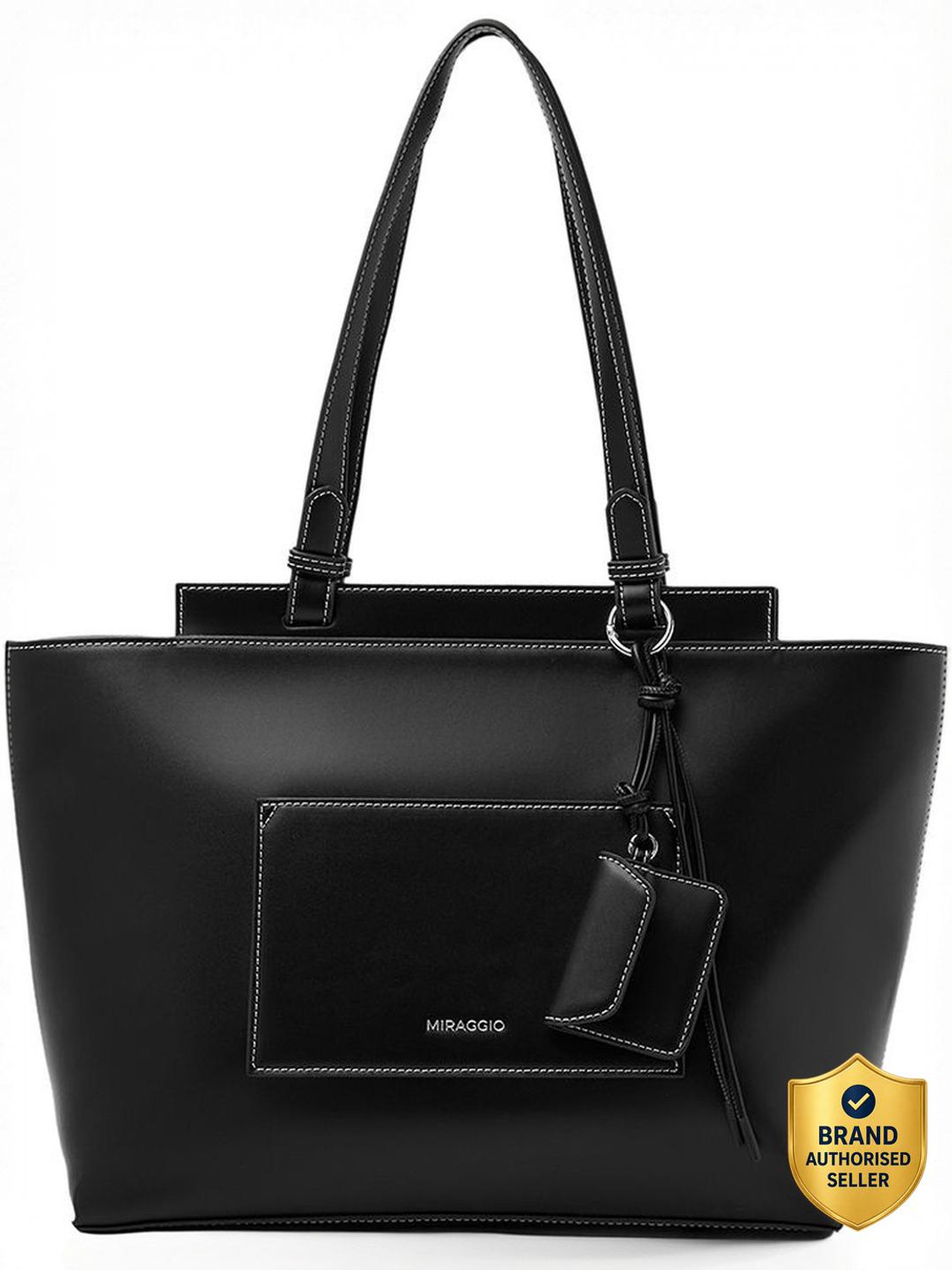Image of Miraggio Women Black Tote