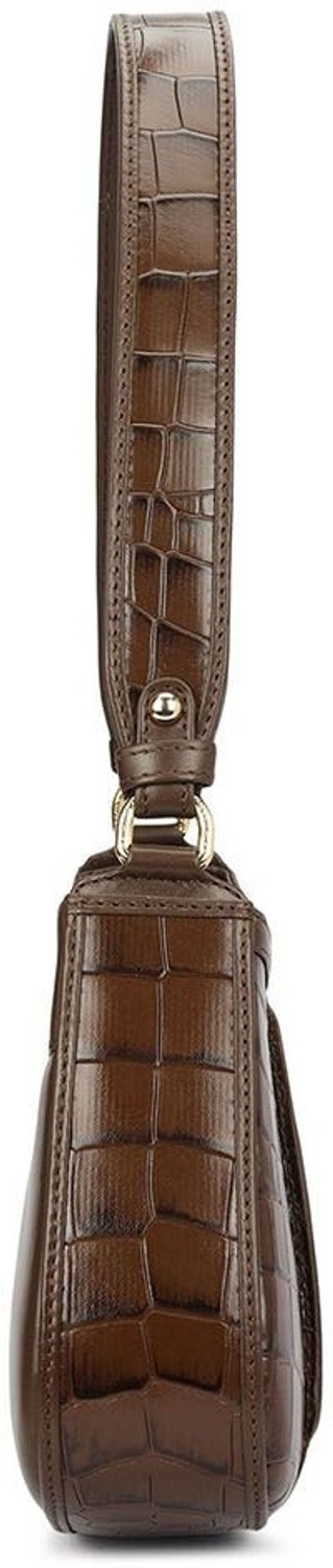 Image of Da Milano Women Brown Shoulder Bag