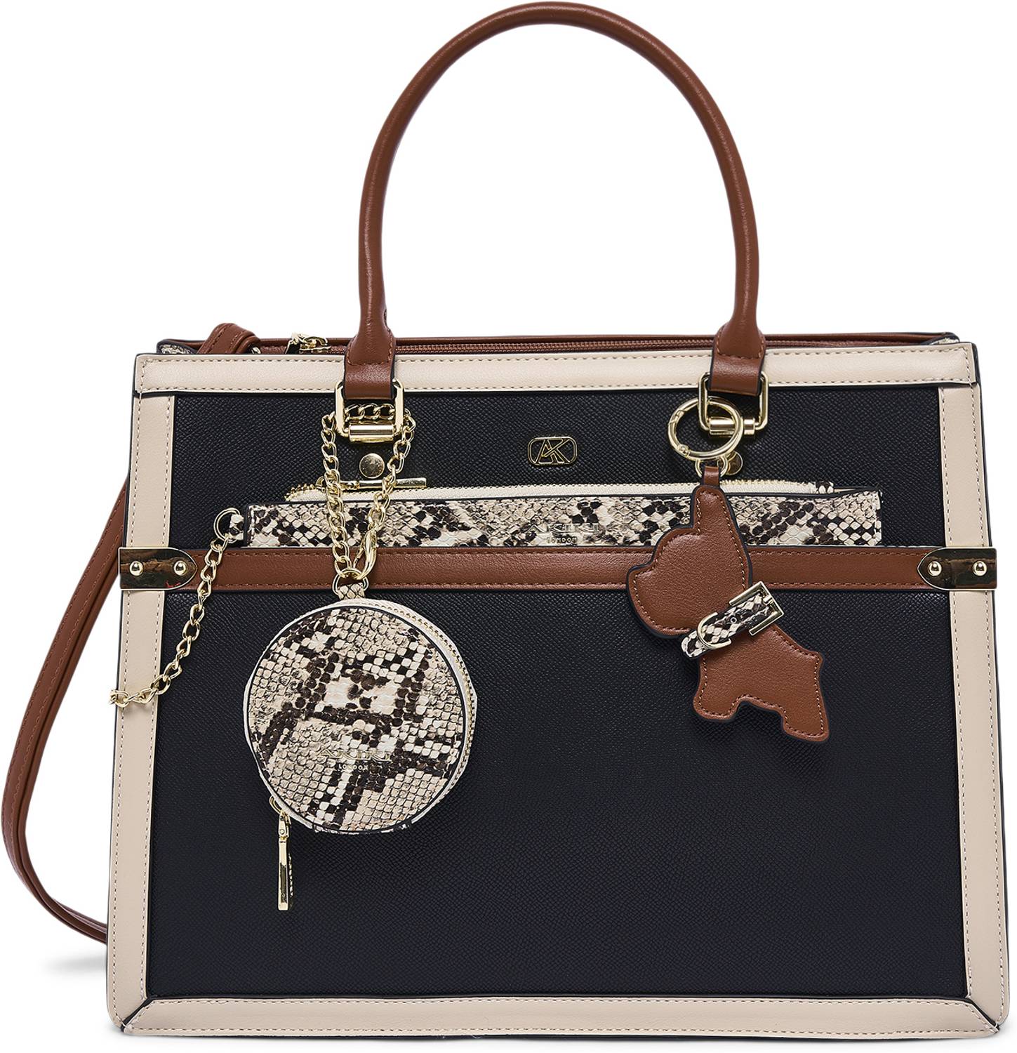 Akiki London Women Tan Satchel