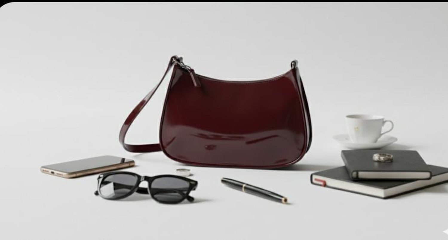 Image of LIZIQI Women Maroon Shoulder Bag
