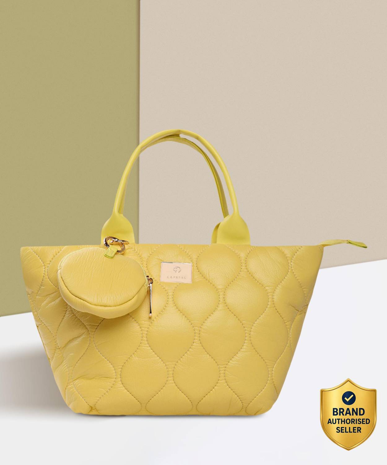 Caprese Women Yellow Tote