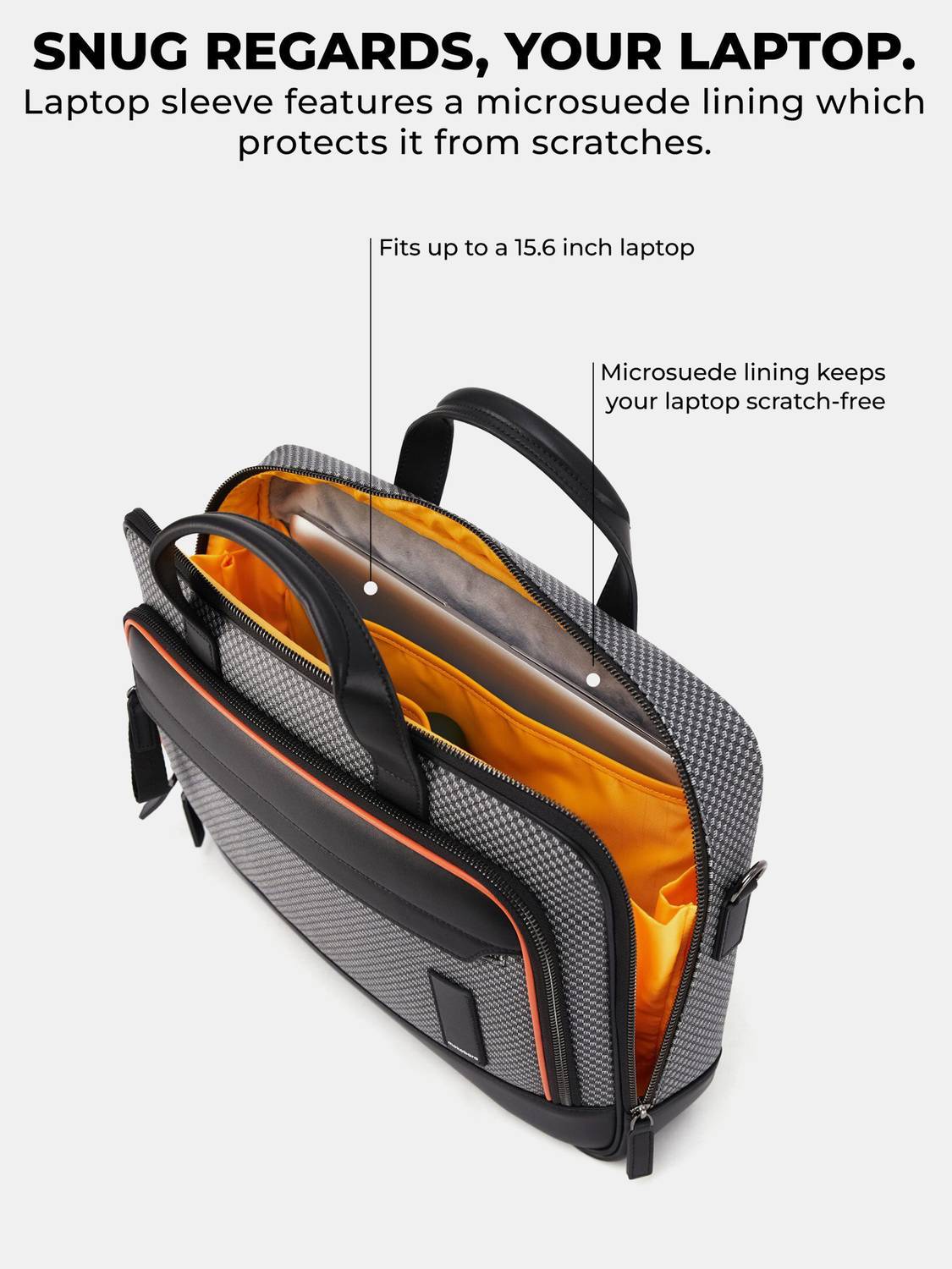 Mokobara Black, Grey Messenger Bag - Image 4