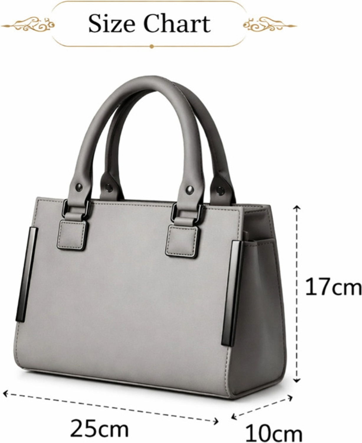 Image of Apro Women Grey Hand-held Bag