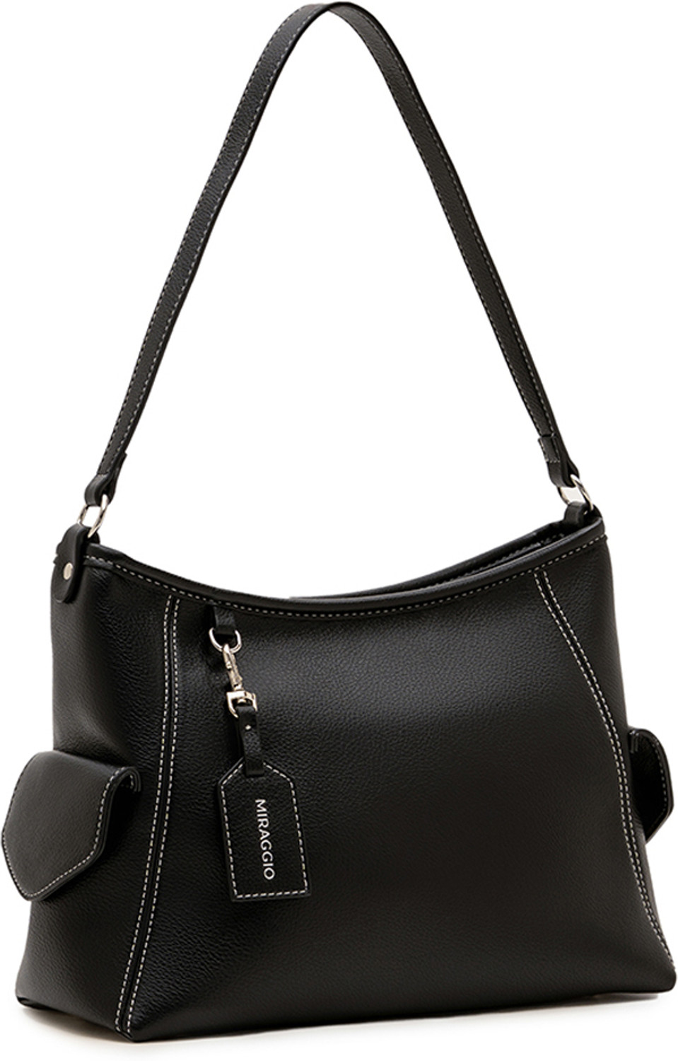 Image of Miraggio Women Black Hobo