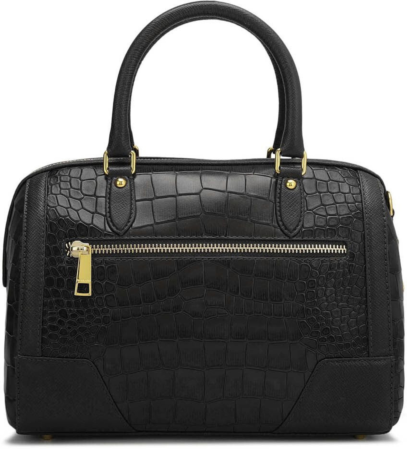 Image of Da Milano Women Black Hand-held Bag