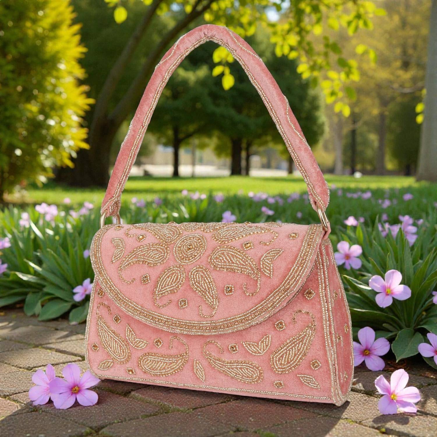 ALLYNA Girls Pink Handbag