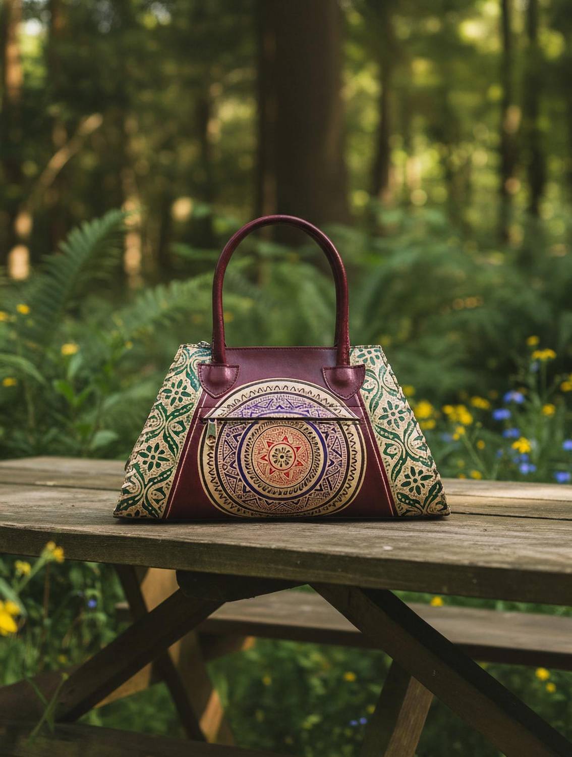 Aethel Craft Women Maroon Messenger Bag