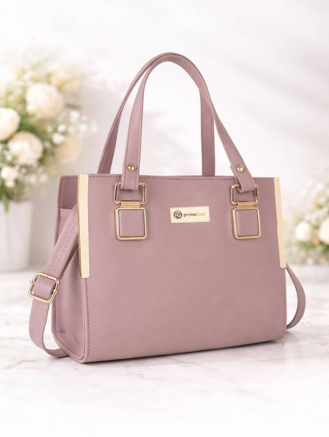 accomade Pink Hand-held Bag Fancy Bags Shoulder Bags Use College Ladies Purse Handbag