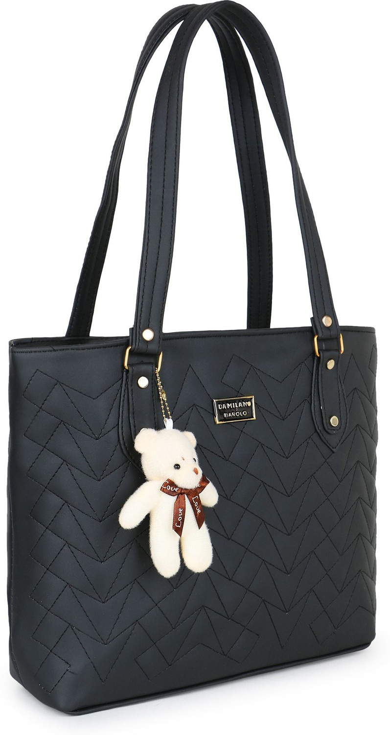Image of claspNclutch Women Black Handbag