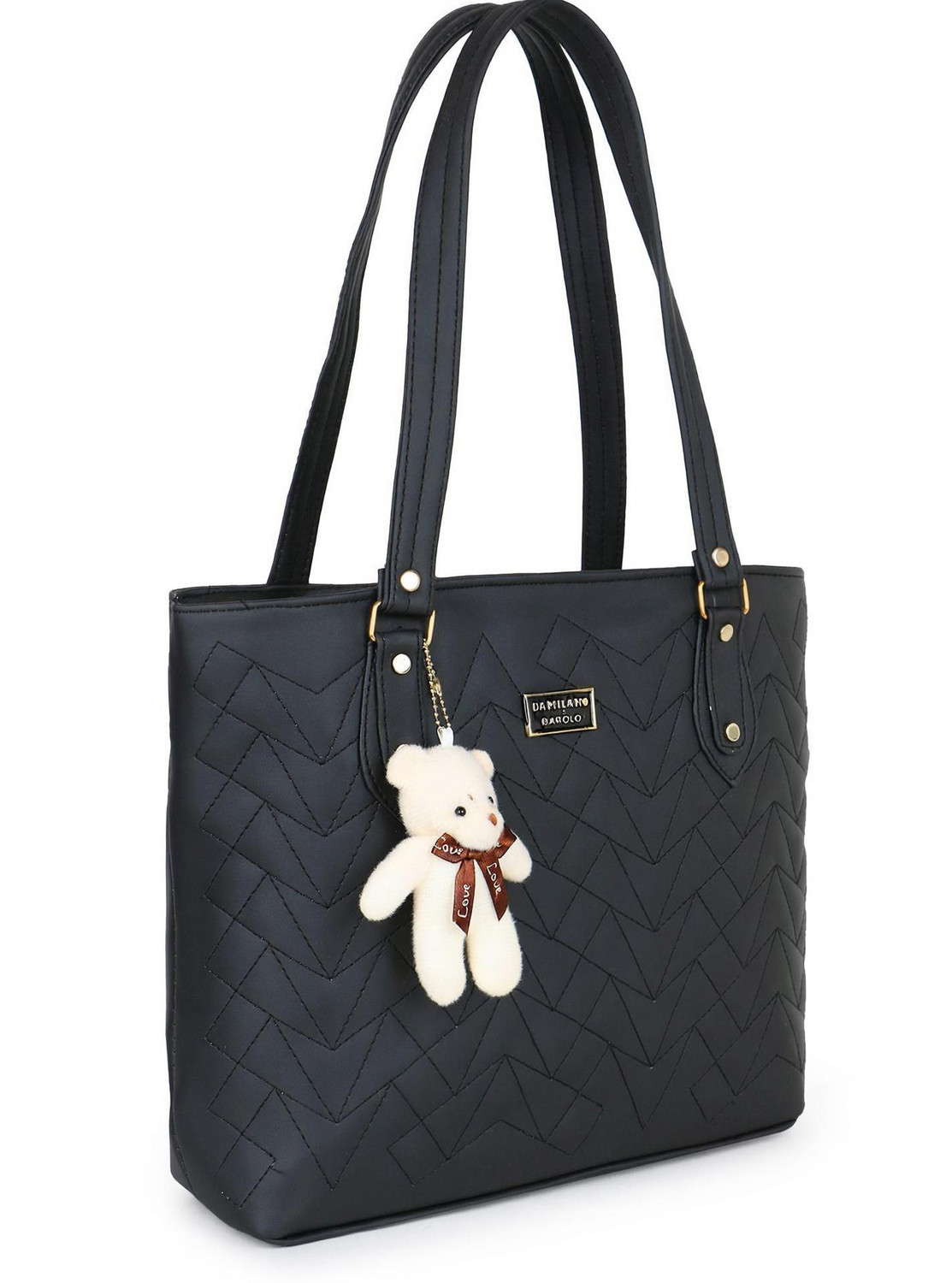 Image of claspNclutch Women Black Handbag