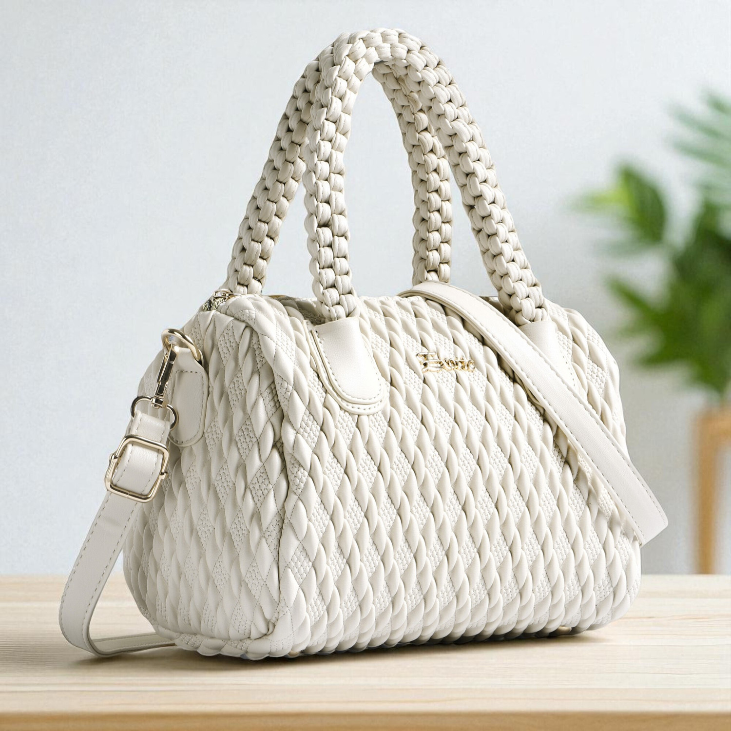 Image of Exotic Women White Satchel