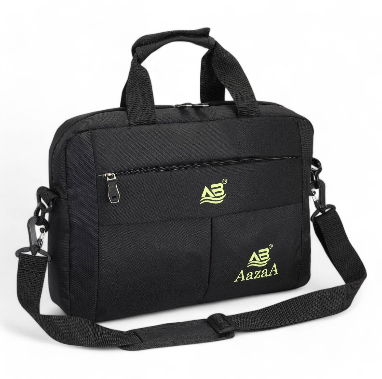 AB AaZaA Men & Women Black Messenger Bag