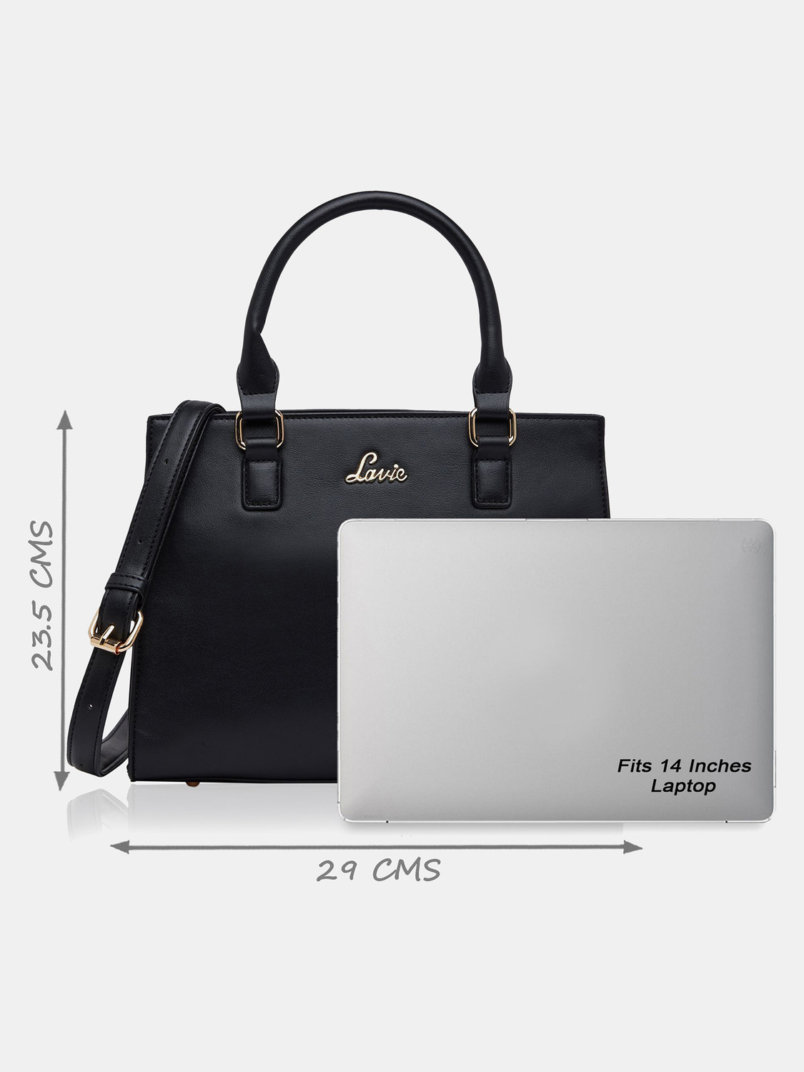 Image of LAVIE Women Black Satchel